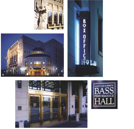 Bass Performance Hall, exterior photos of the project